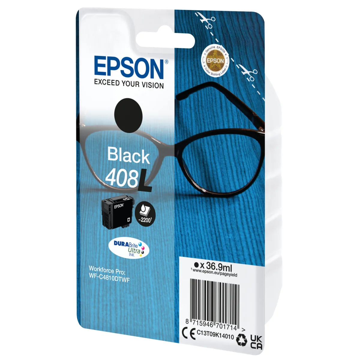 Epson C13T09K14010 Epson Rezerva cerneala black originala high capacity No. 408L pentru WF-C4810DTWF 8715946701714
