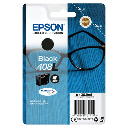 Epson C13T09K14010 Epson Rezerva cerneala black originala high capacity No. 408L pentru WF-C4810DTWF 8715946701714