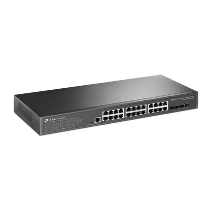 TP-Link TL-SG3428X TP-Link TL-SG3428X Switch cu management L2, 24 Porturi Gigabit, 4 x SFP+ Gigabit 6935364010522