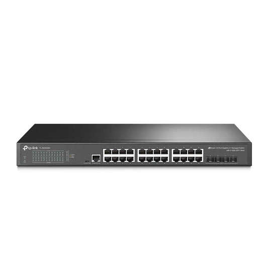 TP-Link TL-SG3428X TP-Link TL-SG3428X Switch cu management L2, 24 Porturi Gigabit, 4 x SFP+ Gigabit 6935364010522