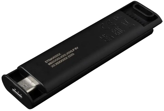 Kingston DTMAX/1TB DataTraveler MAX Flash Drive 1TB USB3.2, R/W 1000/ 900 MB/s, USB-C, Black, 740617322354 740617328295