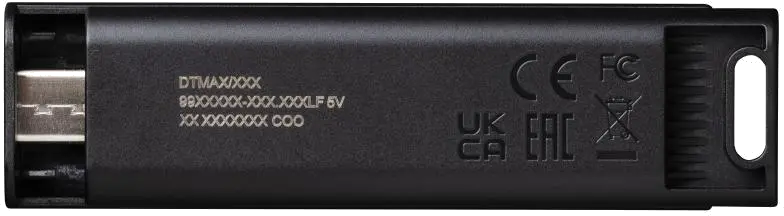 Kingston DTMAX/1TB DataTraveler MAX Flash Drive 1TB USB3.2, R/W 1000/ 900 MB/s, USB-C, Black, 740617322354 740617328295