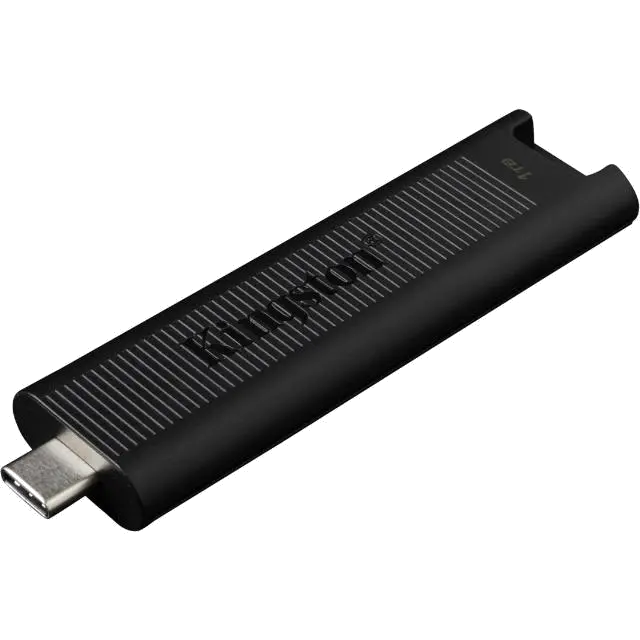 Kingston DTMAX/1TB DataTraveler MAX Flash Drive 1TB USB3.2, R/W 1000/ 900 MB/s, USB-C, Black, 740617322354 740617328295