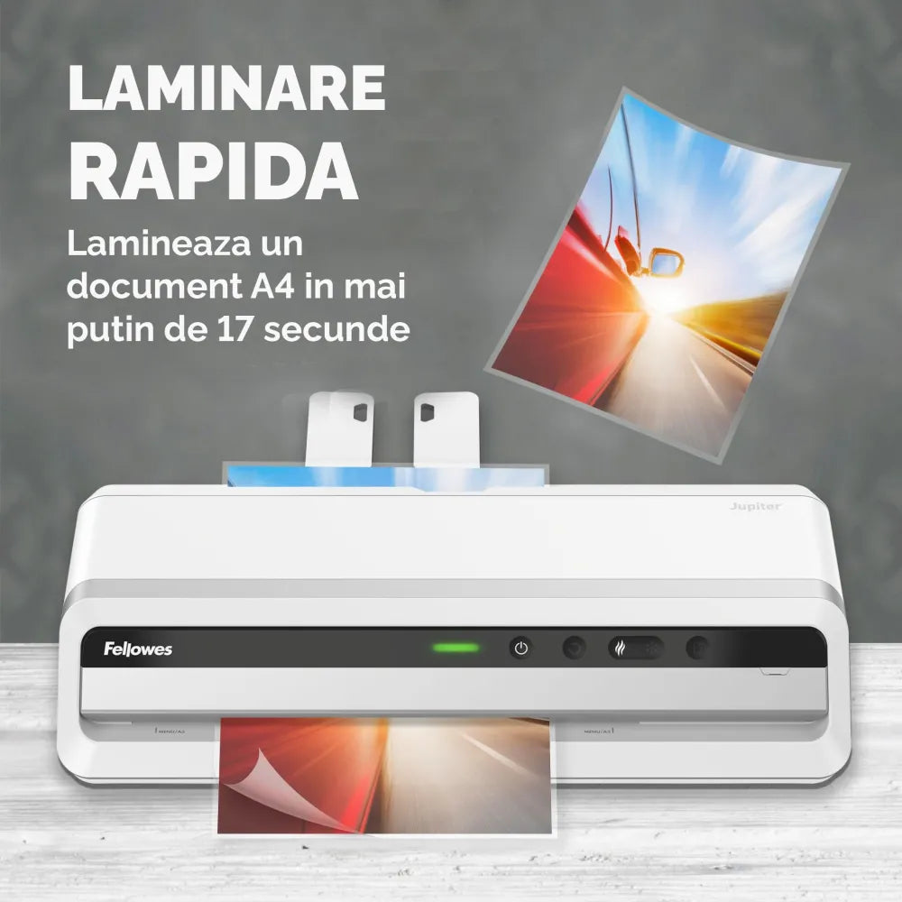 Fellowes 5748401 Jupiter LX laminator A3 grosime maxima de laminare 250 microni, 043859763498