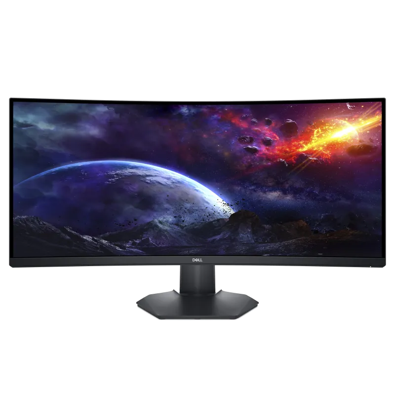 DELL 210-AZZE Monitor LED Dell Gaming S3422DWG, 34" WQHD 3440x1440 144Hz VA AG 21:9 Curved 99%