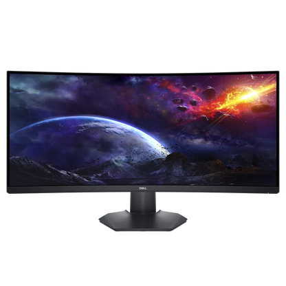 DELL 210-AZZE Monitor LED Dell Gaming S3422DWG, 34" WQHD 3440x1440 144Hz VA AG 21:9 Curved 99%