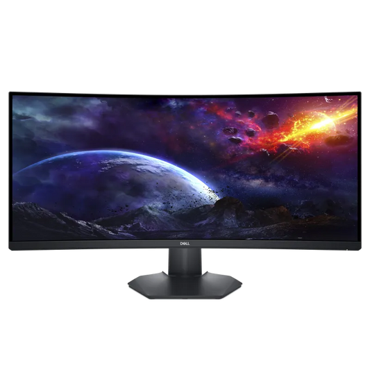 DELL 210-AZZE Monitor LED Dell Gaming S3422DWG, 34" WQHD 3440x1440 144Hz VA AG 21:9 Curved 99%