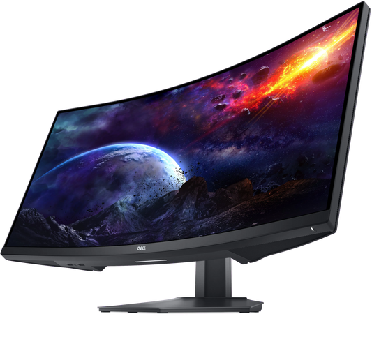 DELL 210-AZZE Monitor LED Dell Gaming S3422DWG, 34" WQHD 3440x1440 144Hz VA AG 21:9 Curved 99%