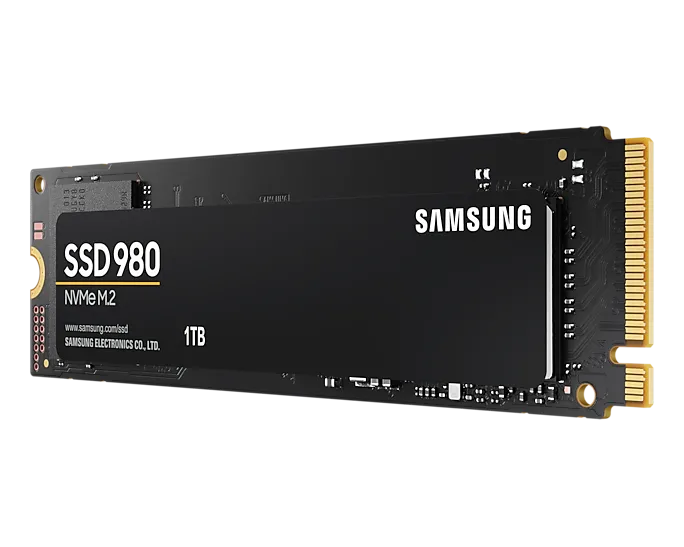 Samsung MZ-V8V1T0BW 980 SSD 1TB NVMe M.2 2280 PCI-E, R/W speed:3500/3000 MB/s, 8806090572210