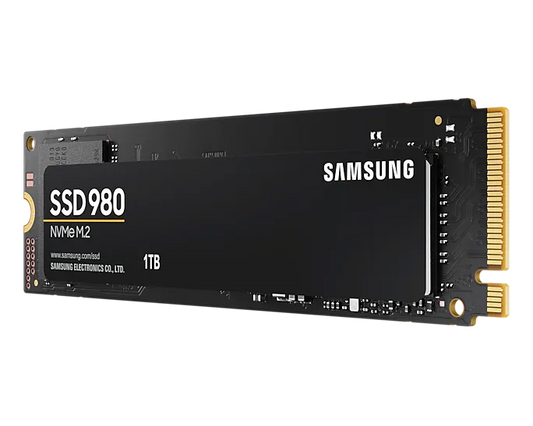 Samsung MZ-V8V1T0BW 980 SSD 1TB NVMe M.2 2280 PCI-E, R/W speed:3500/3000 MB/s, 8806090572210