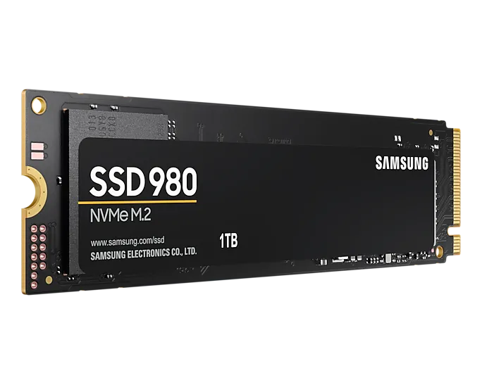 Samsung MZ-V8V1T0BW 980 SSD 1TB NVMe M.2 2280 PCI-E, R/W speed:3500/3000 MB/s, 8806090572210