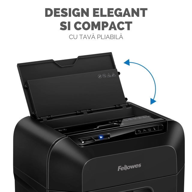 Fellowes 4621501 AutoMax 80M distrugator de documente in particule ADF 80 coli + 8 coli P-4, 50043859782500