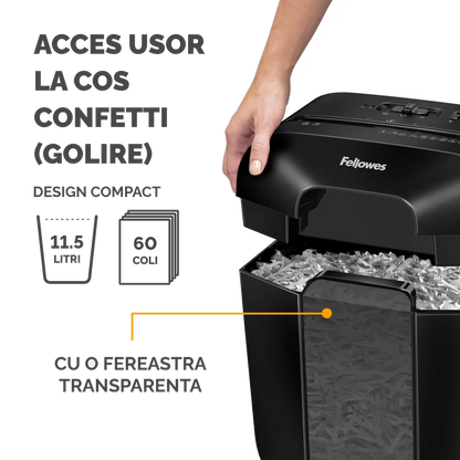 Fellowes 4170501 Powershred LX25 distrugator de documente in particule 6 coli P-4, 50043859769013 043859769018