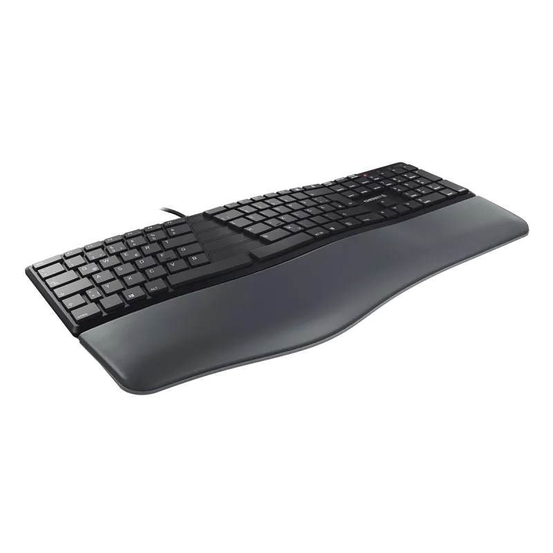 Cherry JK-4500EU-2 Tastatura KC 4500 ERGO, USB, Negru, USB, US Intl, Euro Symbol, 4025112093920