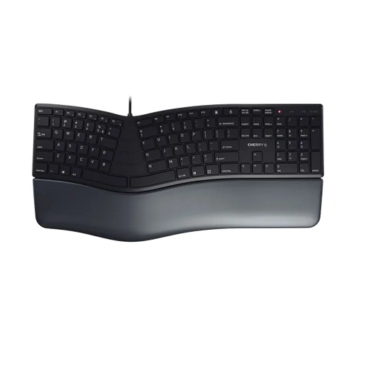 Cherry JK-4500EU-2 Tastatura KC 4500 ERGO, USB, Negru, USB, US Intl, Euro Symbol, 4025112093920