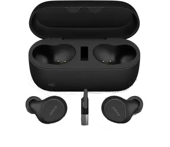 Jabra 20797-989-999 Casca EVOLVE2 Buds UC fara fir, intraaural, conectare Bluetooth, USB-A, 5706991026559