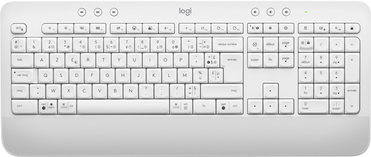 Logitech 920-010968 Signature K650 keyboard Bluetooth Off-white Français (Azerty), 5099206105690