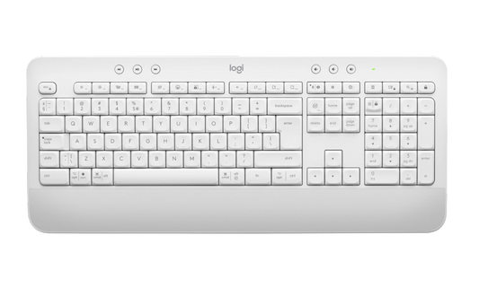 Logitech 920-010977 Signature K650 keyboard Bluetooth Off-white US International (Qwerty) , 5099206105782