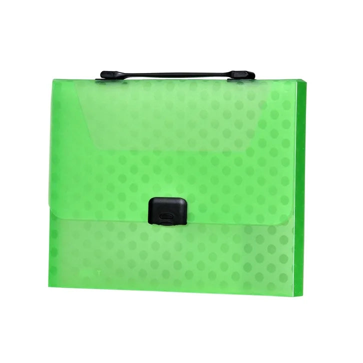 Office US-0806_V Office Servieta plastic A4 semitransparenta verde 6920583839597