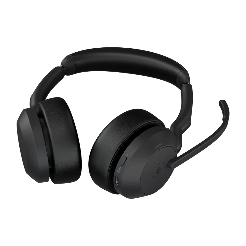 Jabra 25599-999-899 Casca EVOLVE2 55 MS fara fir, Binaural, On-Ear, conectare USB-C via Link 380c, 5706991027587