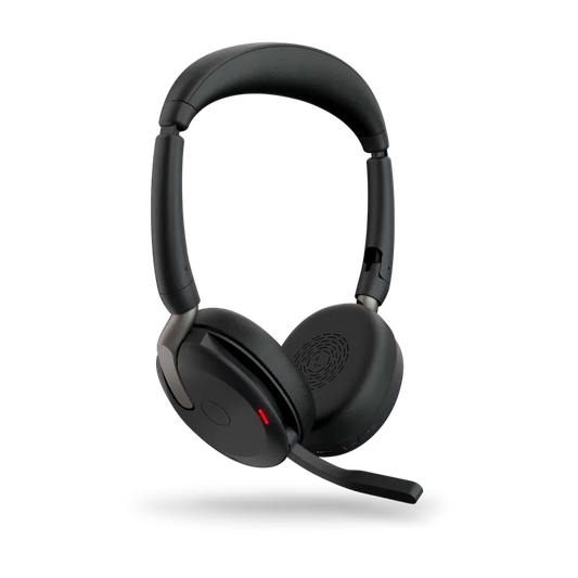 Jabra 26699-989-899 Jabra Casca EVOLVE2 65 Flex UC fara fir, Binaural, On-Ear, USB-C via Link 380c, Black 5706991029109