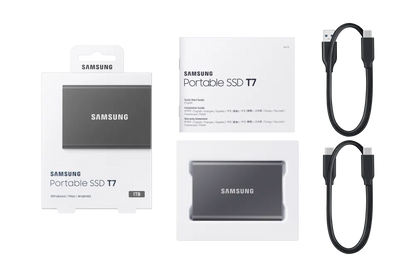 Samsung MU-PC1T0T/WW T7 SSD portabil 1TB USB 3.2, 8806090351679