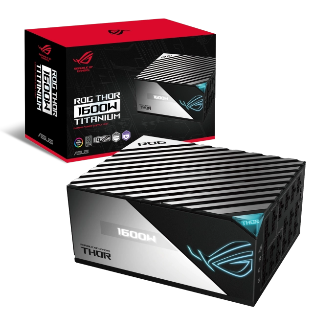 Asus 90YE00K0-B0NA00 Rog Thor sursa modulara 1600W Titanium Power 20+4 Pin Atx, 4711081198390