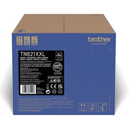 Brother TN821XXLBK TN-821XXLBK Cartus toner negru ultra HC pentru HL-L9430CDN, HL-L9470, MFC-L9630