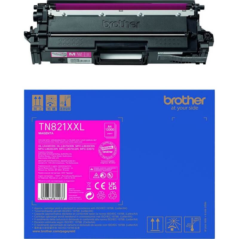 Brother TN821XXLM TN-821XXLM Cartus toner magenta ultra HC pen HL-L9430, HL-L9470CDN, MFC-L9630CDN