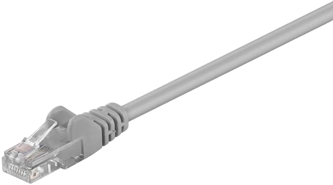 MicroConnect B-UTP50025 U/UTP CAT5e 0.25M Grey PVC, Unshielded Network Cable, 5711783230601