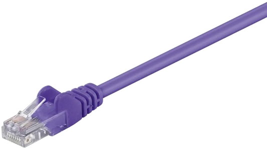 MicroConnect B-UTP50025P U/UTP CAT5e 0.25M Purple PVC, Unshielded Network Cable, 5711783230427