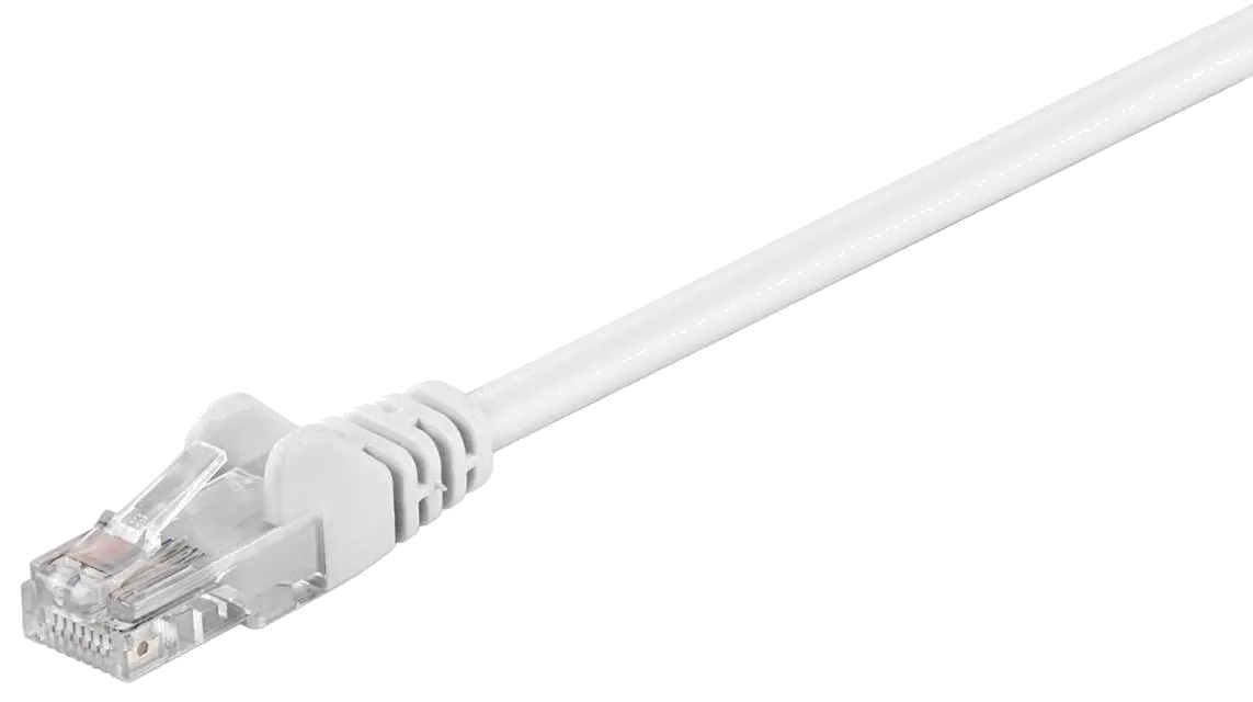 MicroConnect B-UTP50025W U/UTP CAT5e 0.25M White PVC, Unshielded Network Cable, 5711783230687