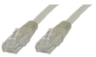 MicroConnect B-UTP5005 U/UTP CAT5e 0.5M Grey PVC, Unshielded Network Cable, 5711045250804