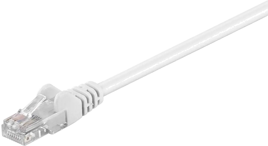 MicroConnect B-UTP5075W U/UTP CAT5e 7.5M White PVC, Unshielded Network Cable, 5711783231035