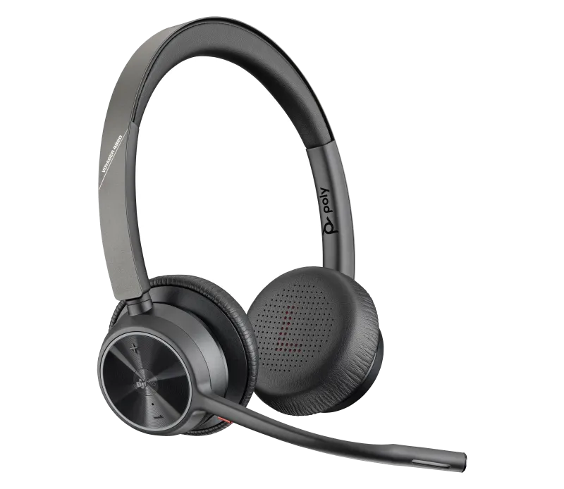 HP 77Z00AA HP Poly Voyager 4320-M UC Casca fara fir, Binaural cu stand, USB-A via dongle BT700 017229174313