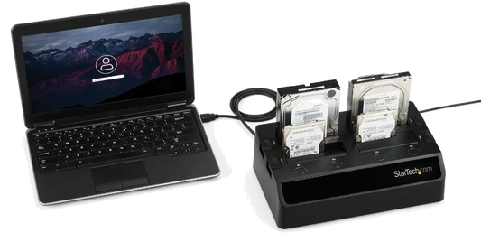StarTech SDOCK4U33 4-Bay USB 3.0 to SATA Hard Drive Docking Station 2.5/3.5inch, 065030870672 065030857932