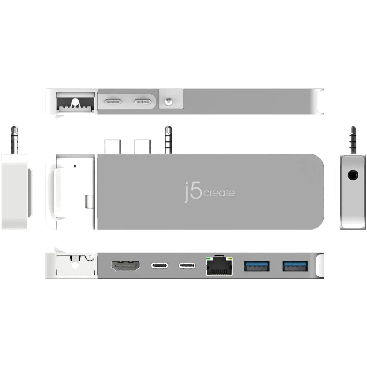j5create JCD395-N j5create 4K60 Elite Pro USB4 Hub with MagSafe Kit 4712795086898
