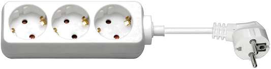 MicroConnect GRU0035W Prelungitor 3 prize Schuko lungime cablu 5m alb, 5704174653387