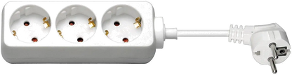 MicroConnect GRU003W Prelungitor 3 prize Schuko lungime cablu 1.8m alb, 5711045108822