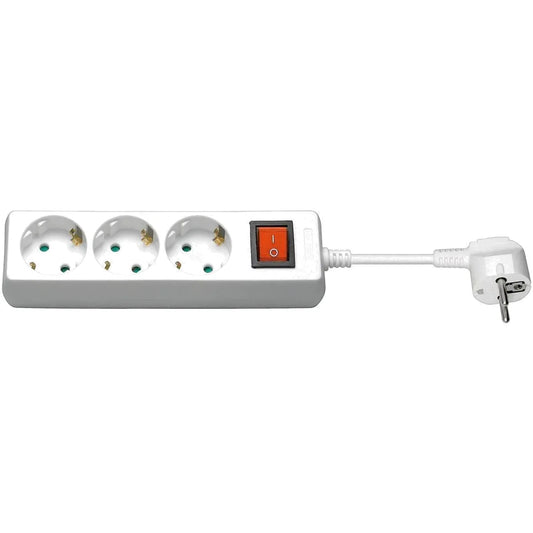 MicroConnect GRU003W-SWITCH MicroConnect Prelungitor 3 prize Schuko 1.5m cu intrerupator alb 5704174006220