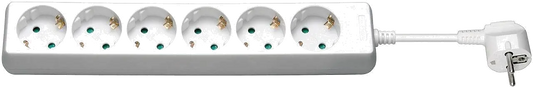 MicroConnect GRU00615W Prelungitor 6 prize Schuko lungime cablu 1.5m alb, 5706998555410