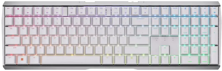 Cherry G80-3872LYAUS-0 MX 3.0S Wireless Keyboard, Cherry MX RED switches, US International Layout, Whit, 4025112108020