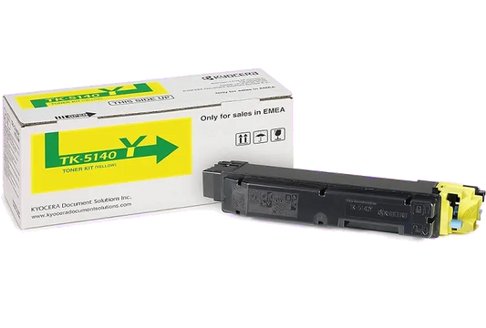 Kyocera 1T02NRANL0 TK-5140Y Toner yellow 5000 pages, 632983034088