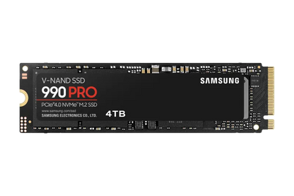 Samsung MZ-V9P4T0BW 990 PRO SSD 4TB, NVMe M.2 2280 PCI-E, R/W speed:7450/6900 MB/s, fara Heatsink, 8806094947205