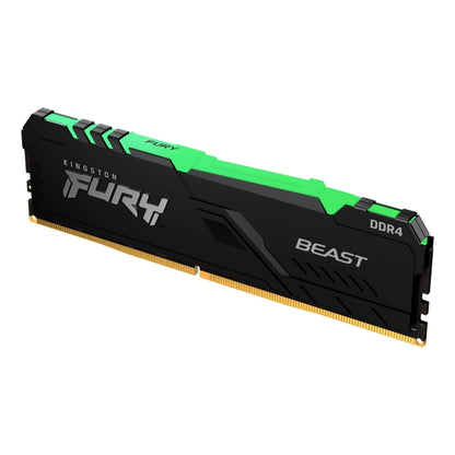 Kingston KF432C16BBA/32 FURY Beast RGB 32GB DDR4 module DIMM 288-pin 3200 MHz PC4-25600 unbuffered XMP 2, 740617319125