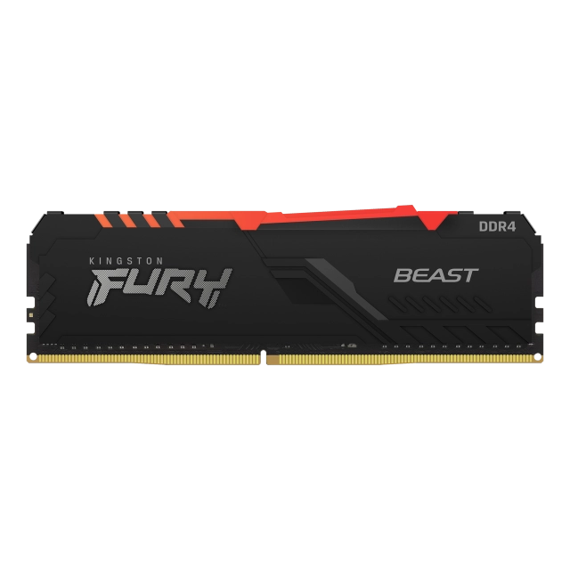 Kingston KF432C16BBA/32 FURY Beast RGB 32GB DDR4 module DIMM 288-pin 3200 MHz PC4-25600 unbuffered XMP 2, 740617319125