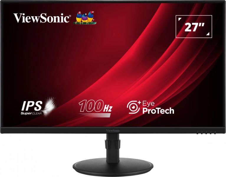 ViewSonic VG2708A monitor 27inch FullHD Ergonomic SuperClear IPS 100Hz, 766907024142