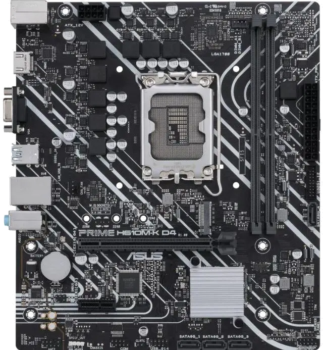 Asus PRIME H610M-K D4 MB ASUS PRIME H610M-K D4 LGA 1700, 4711081565499