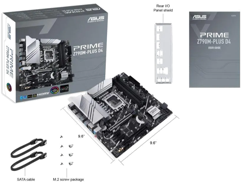 Asus PRIME Z790M PLUSD4 MB AS PRIME Z790M-PLUS D4 LGA 1700, 4711081936688