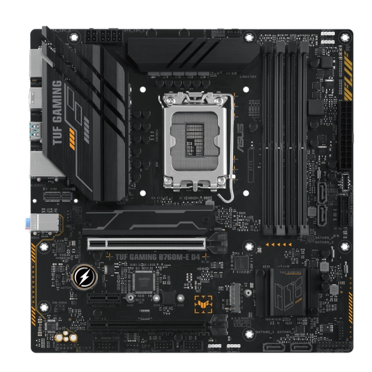 Asus TUF GAMING B760M-E D4 TUF GAMING B760M-E D4 Placa de baza socket LGA1700, 4711387131404